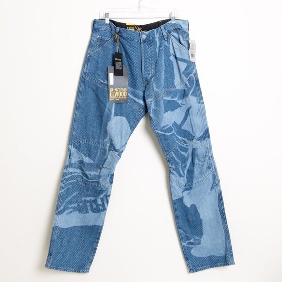 G-Star Elwood Jeans Limited Edition 3D Denim Dance Maxwell Vice Unisex 34x32 - Picture 2 of 16